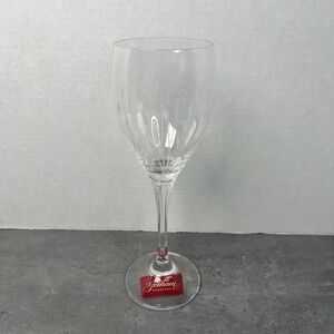 Gorham Crystal Wine Glass Etched Floral Stemware Clear New with Tag